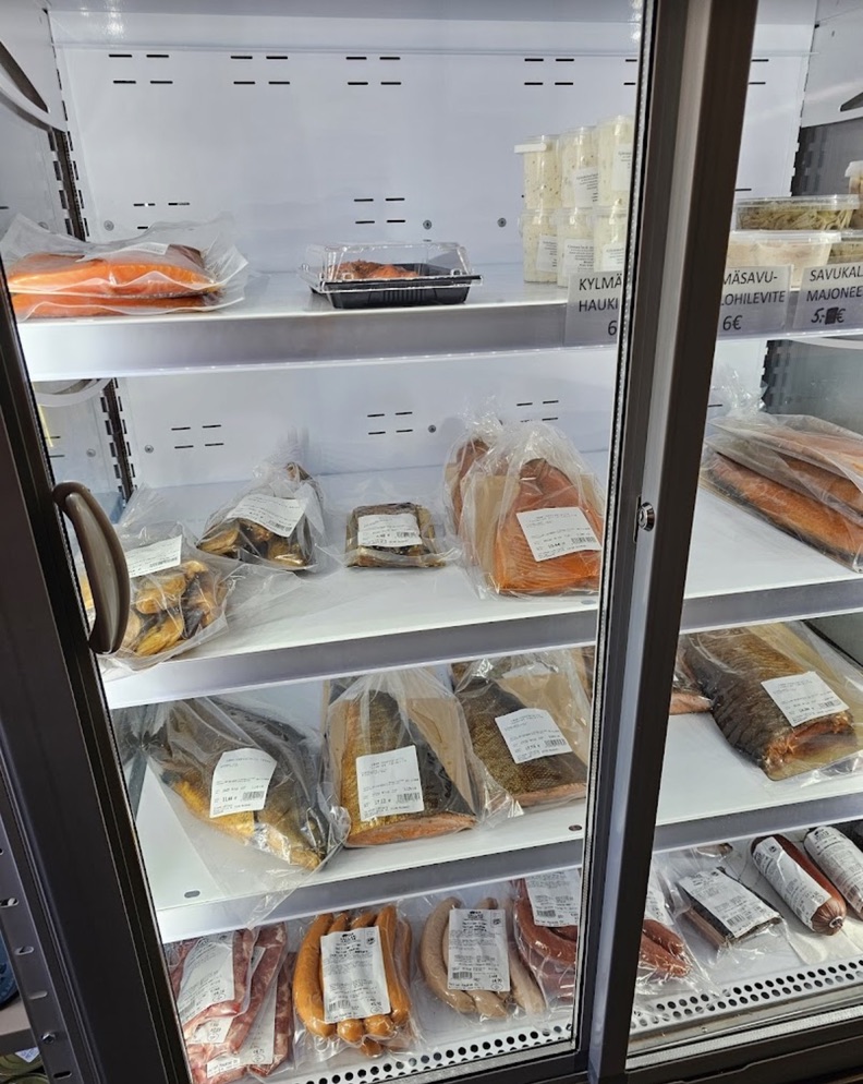 Willit pickup point with local produce